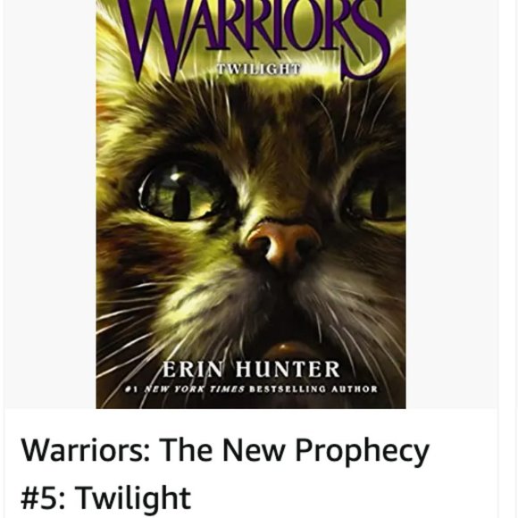 Warriors: The New Prophecy Books - #3, #4 ,  #5, #6 In perfect shape - Picture 7 of 10
